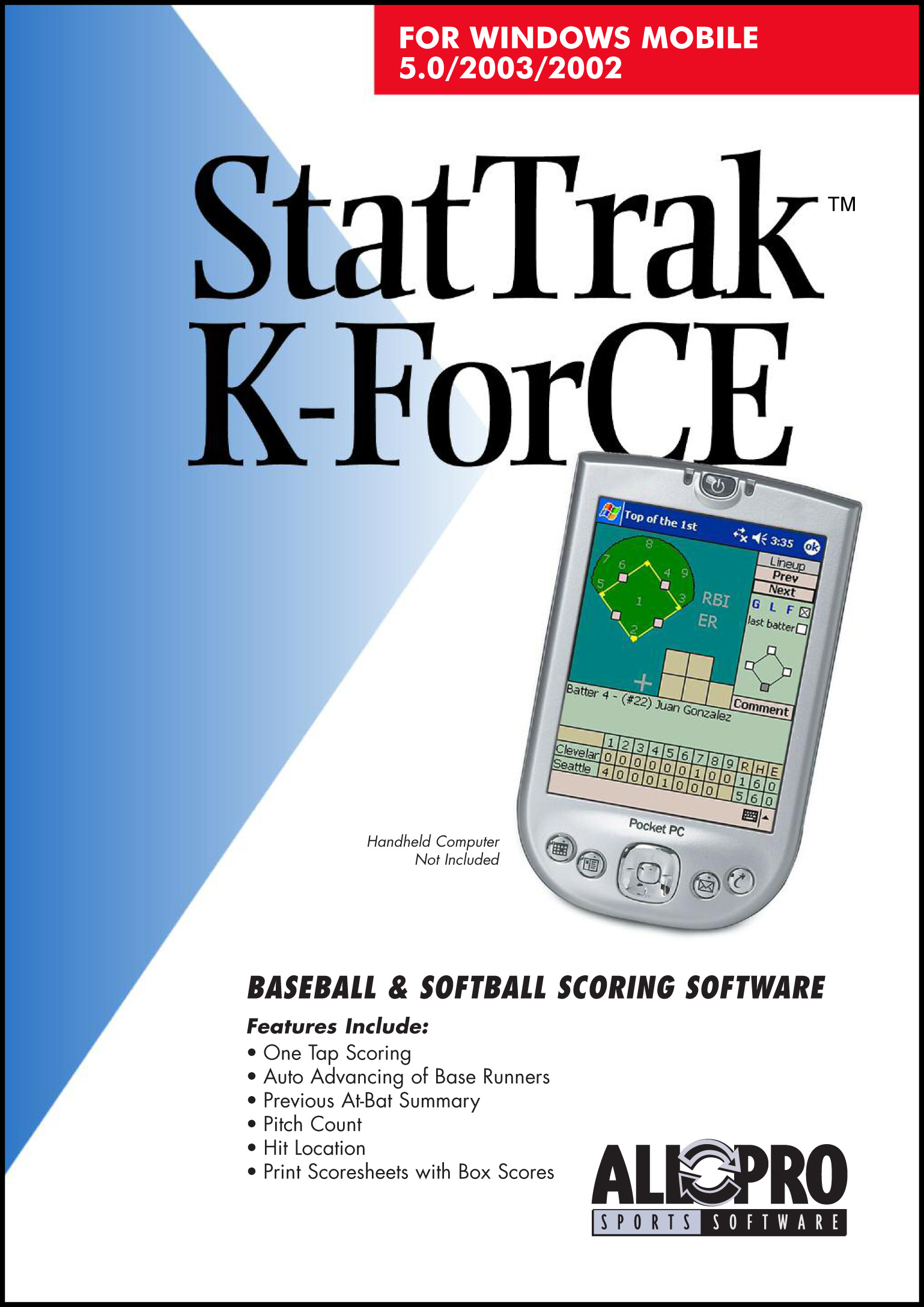 baseball scoring software,baseball pocket PC software, baseball stats software, softball stats software, stat software, stats so