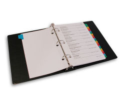 Smal Binder with 1 inch Rings