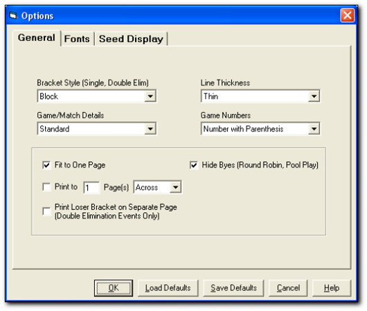 Create Single /& Double Elimination Brackets Tournament Scheduler Pro software